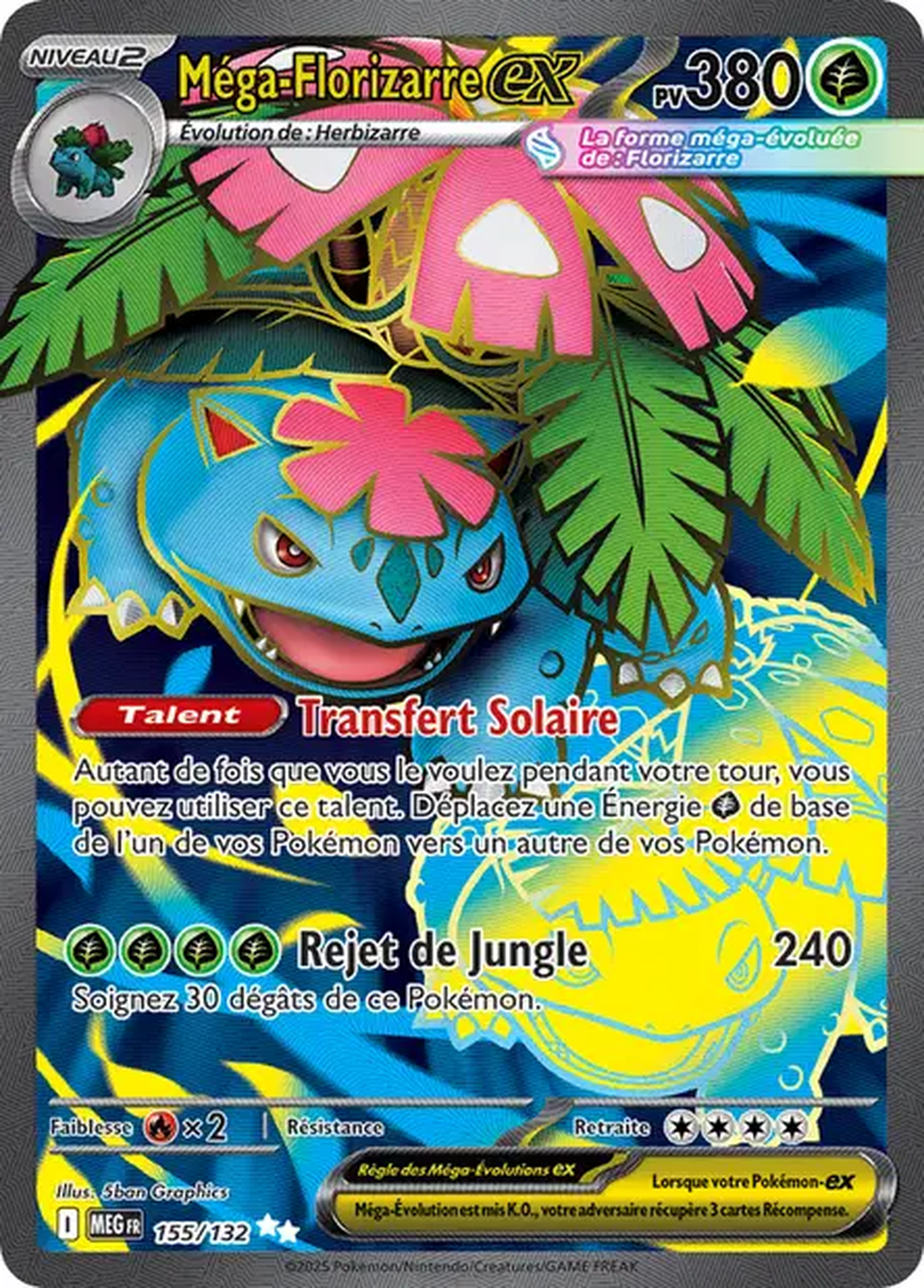 Méga-Florizarre ex 155/132 - Mega evolution