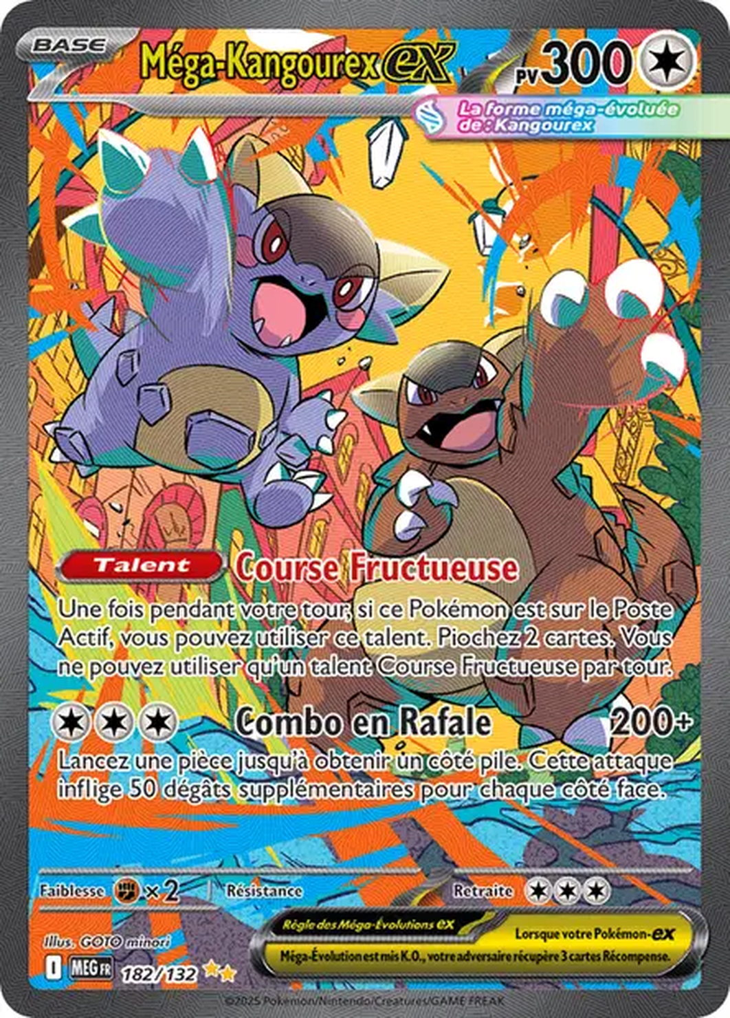 Méga-Kangourex ex – 182/132 - Mega evolution