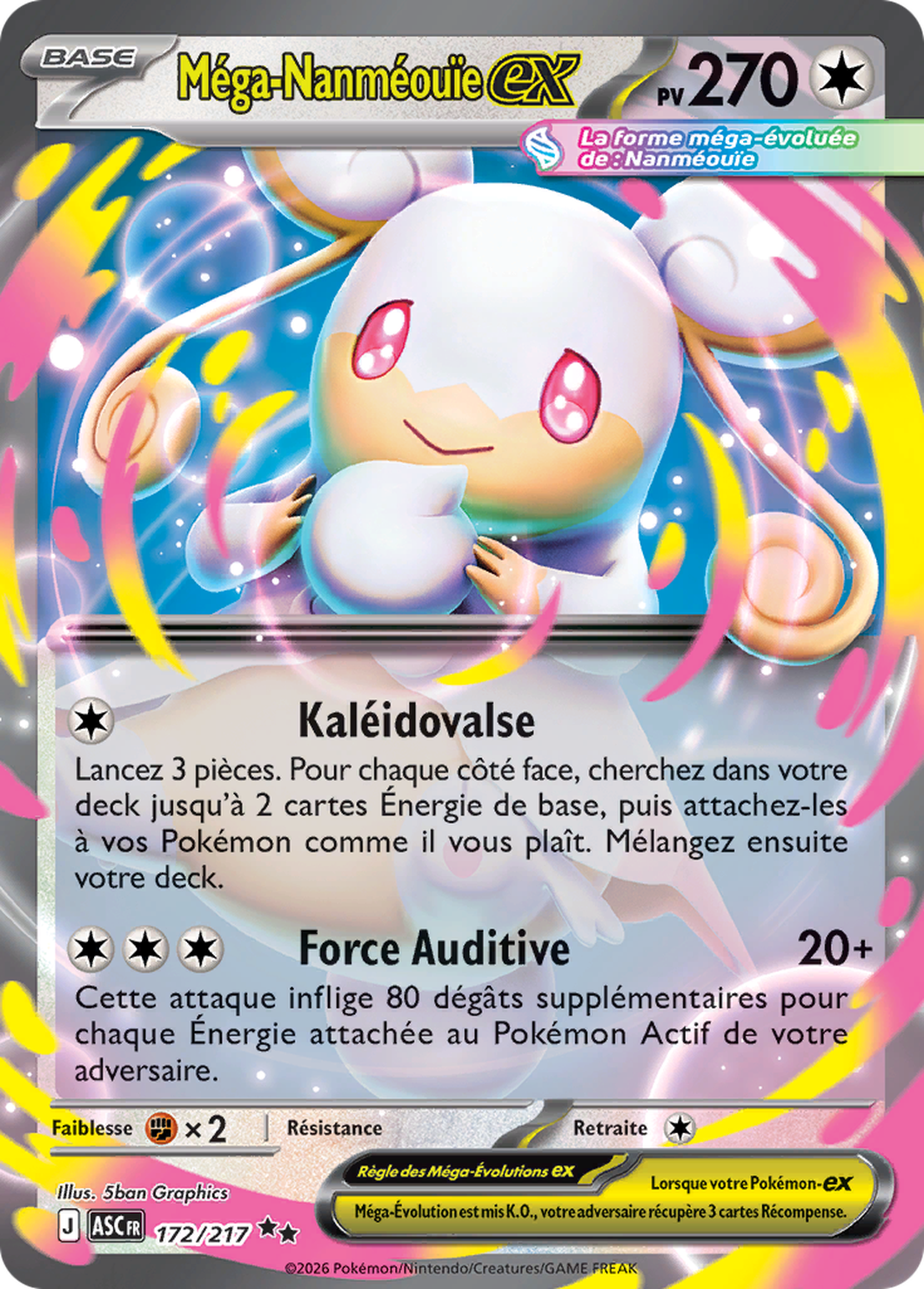 Méga-Nanméouïe ex 172/217 – Méga-Évolution Héros Transcendants