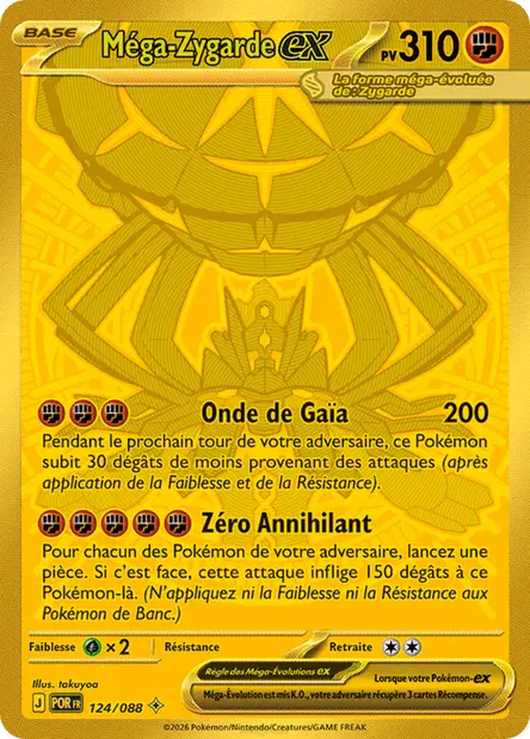 Méga-Zygarde ex – 124/088 - Équilibre Parfait