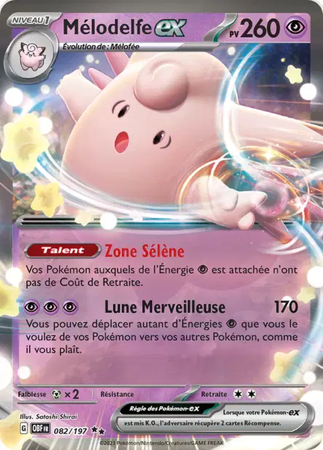 Mélodelfe ex 082/197 – EV Flammes Obsidiennes