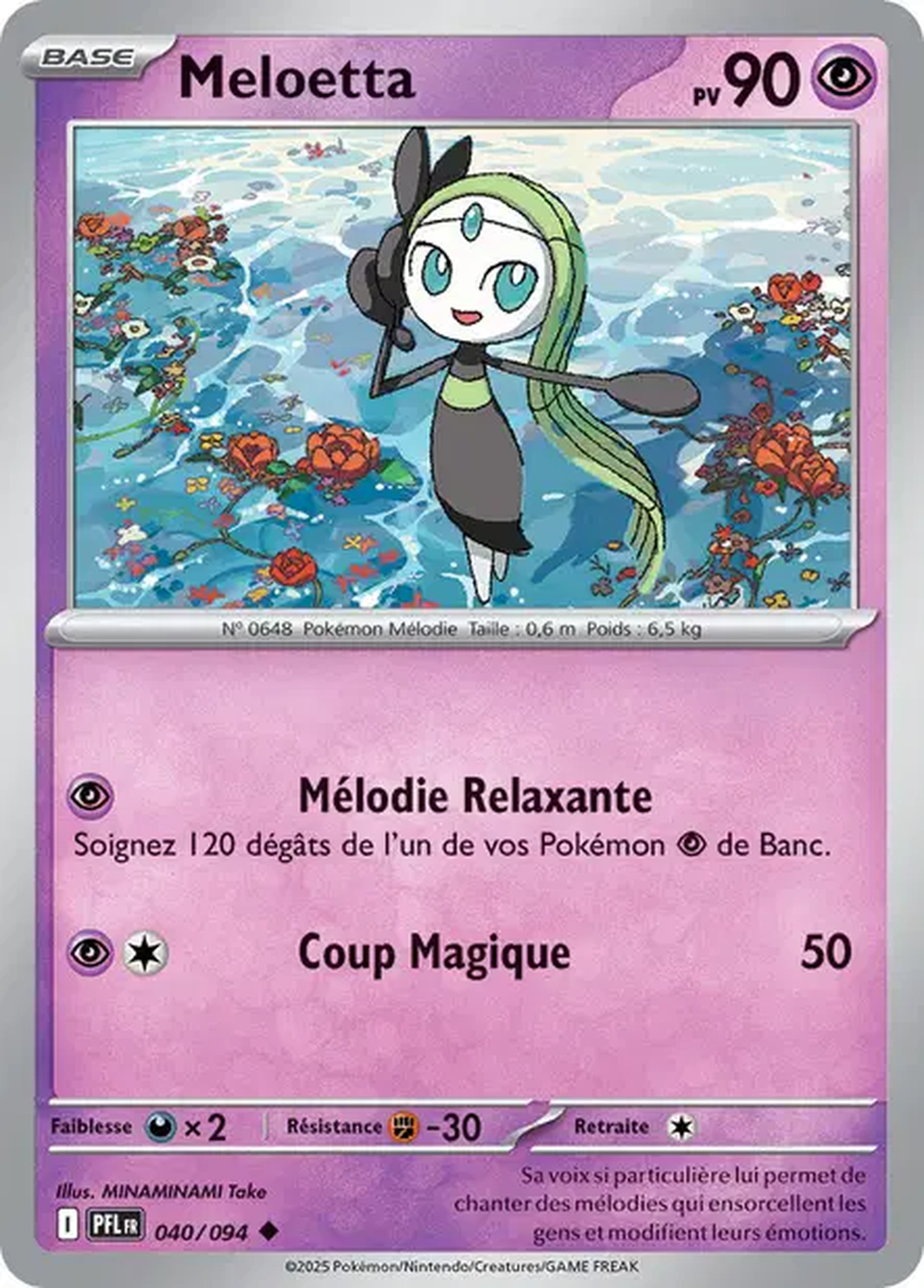 Meloetta 040/094 – Méga-Évolution Flammes Fantasmagoriques