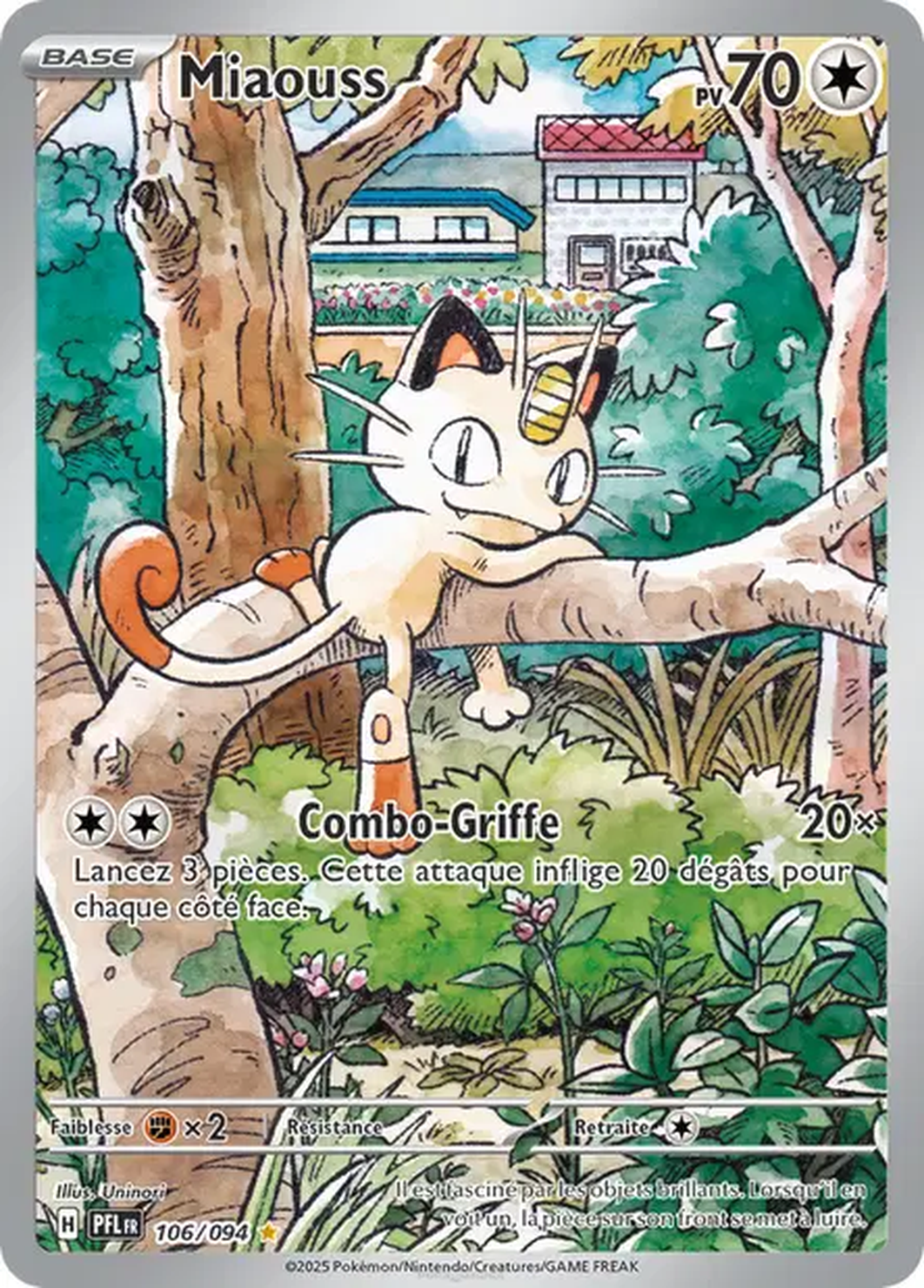 Miaouss 106/094 – Méga-Évolution Flammes Fantasmagoriques