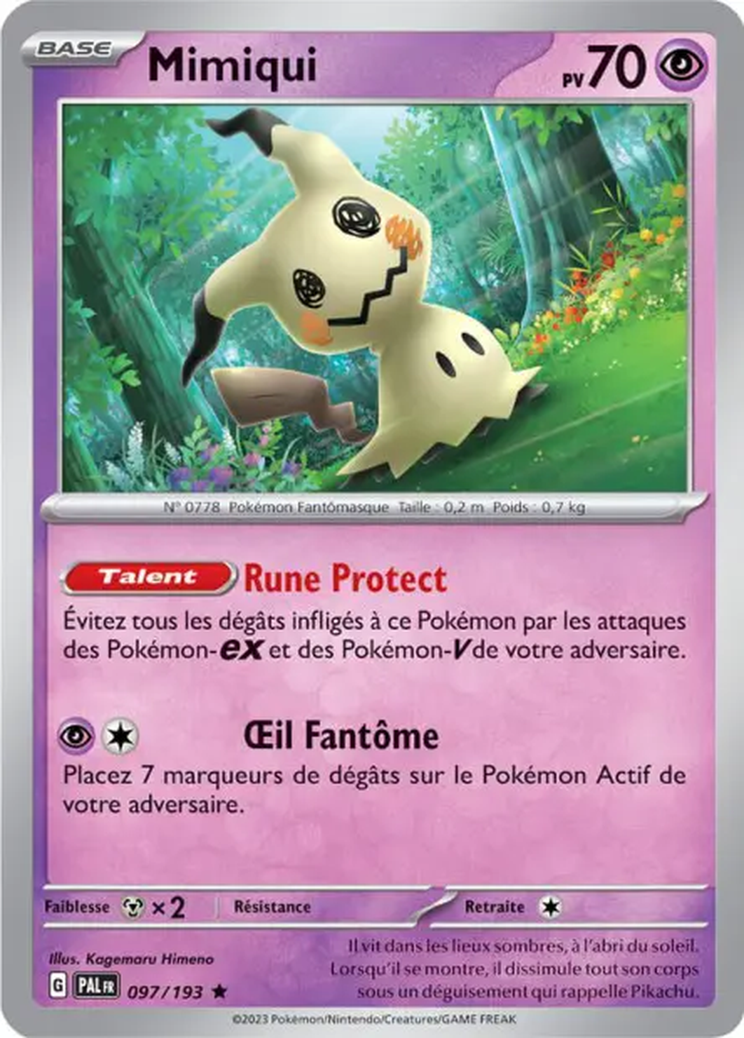 Mimiqui 097/193 – EV Évolutions à Paldea