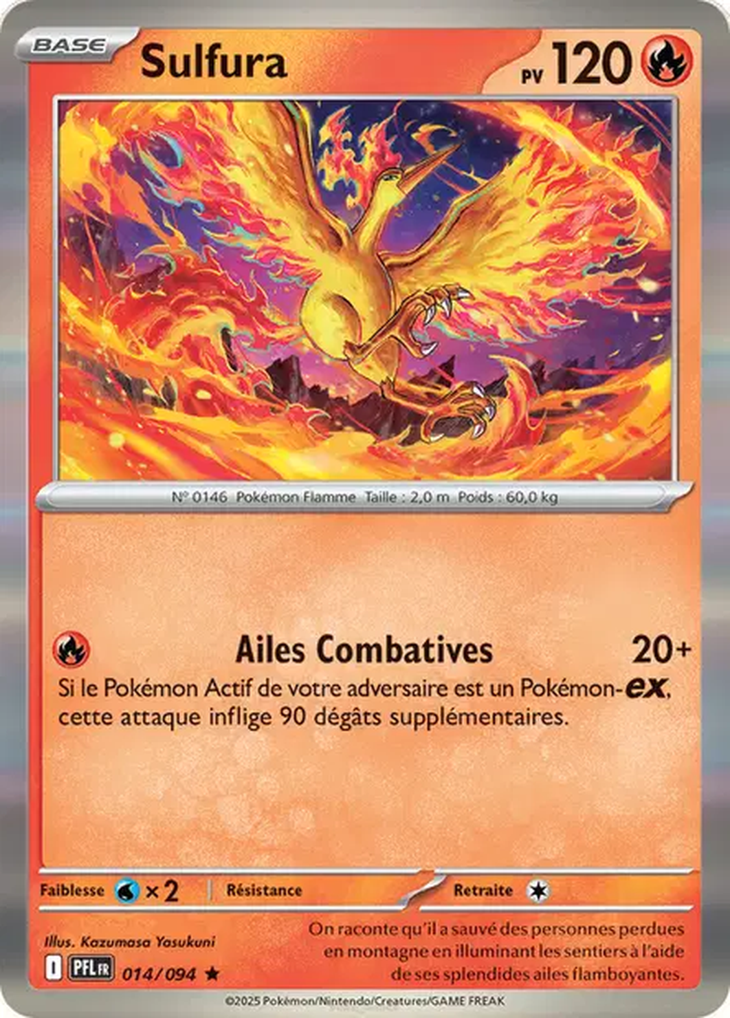 Sulfura 014/094 – Méga-Évolution Flammes Fantasmagoriques