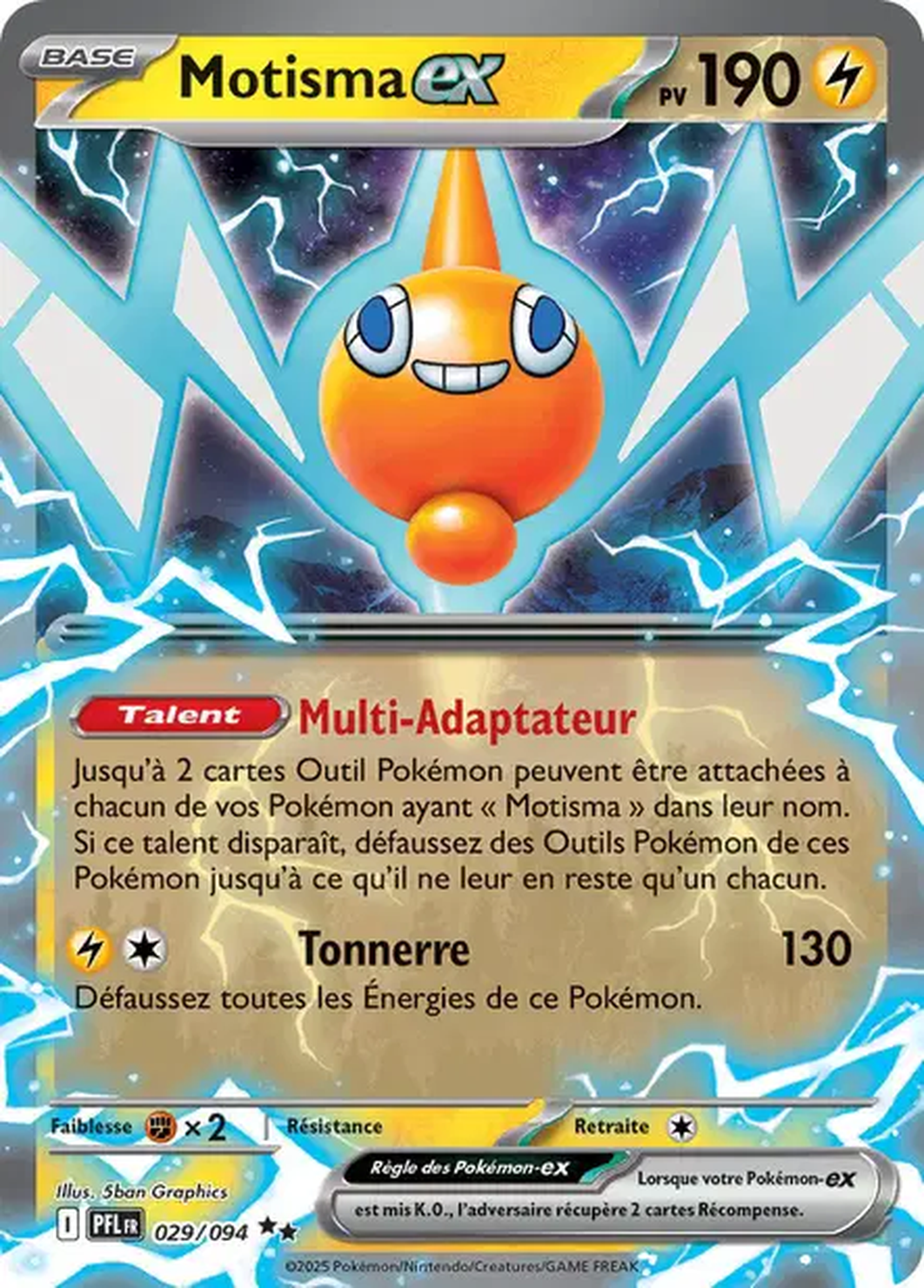 Motisma ex 029/094 – Méga-Évolution Flammes Fantasmagoriques