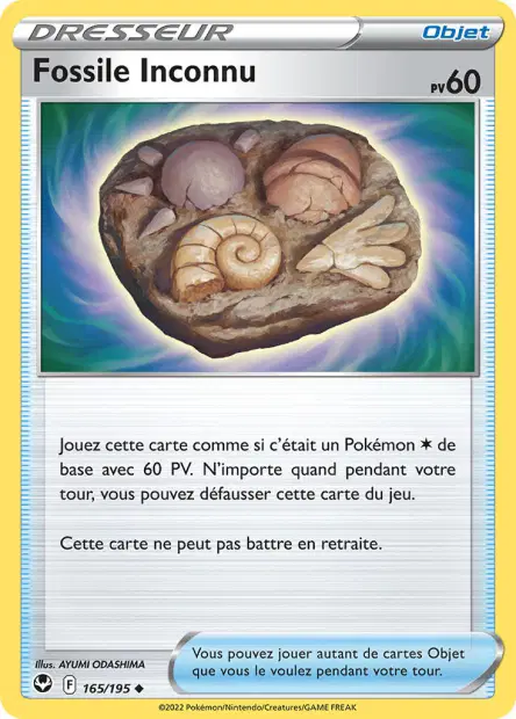 Fossile Inconnu 165/195 – EB Tempête Argentée
