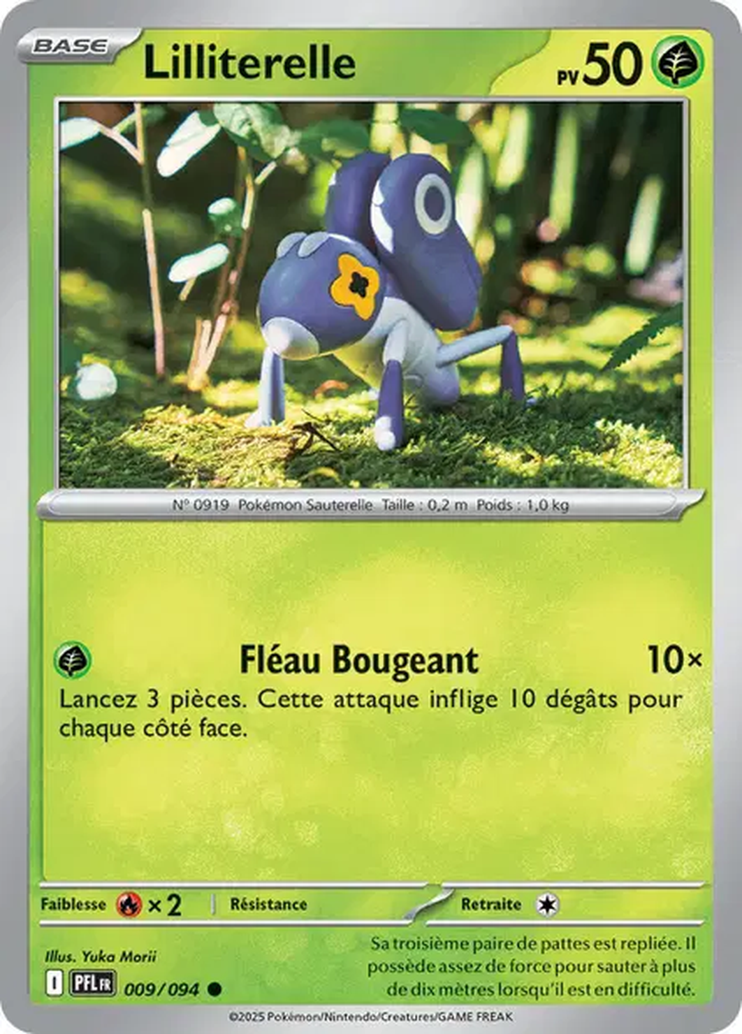 Lilliterelle 009/094 – Méga-Évolution Flammes Fantasmagoriques
