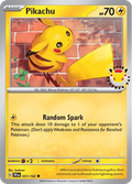 Pikachu – 051/162 - Forces Temporelles (Tampon 30 ans)