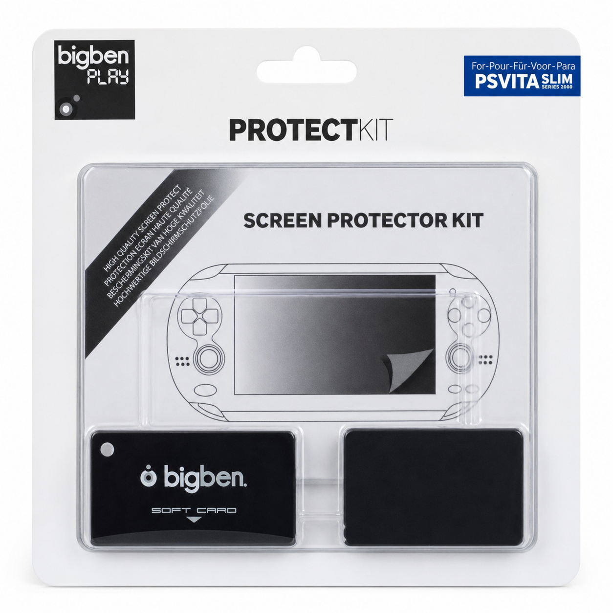 Kit Protection Écran PS Vita Slim (Film + Accessoires) – Bigben