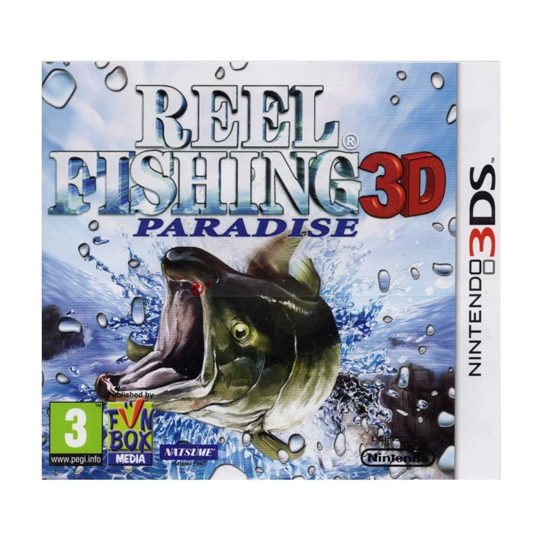 Reel Fishing 3D Paradise – Nintendo 3DS | Jeu de Pêche | Complet