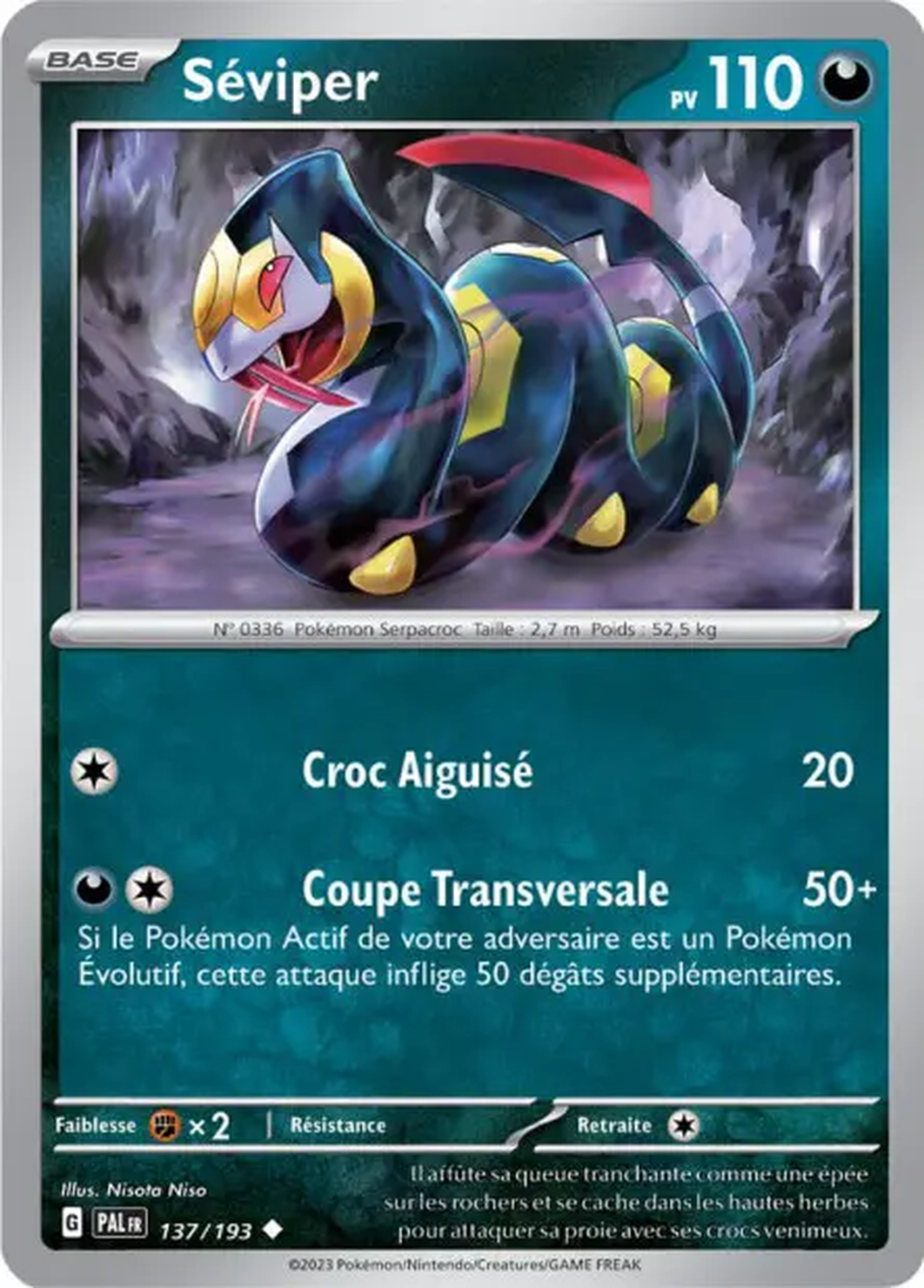 Seviper 137/193 – EV Évolutions à Paldea