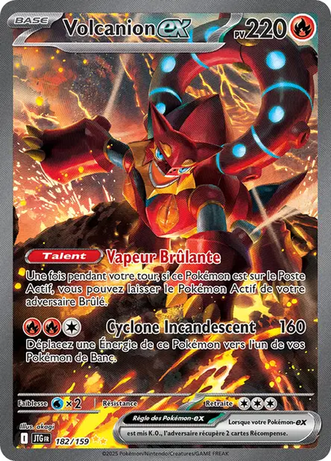 Volcanion ex 182/159 - Aventures Ensemble