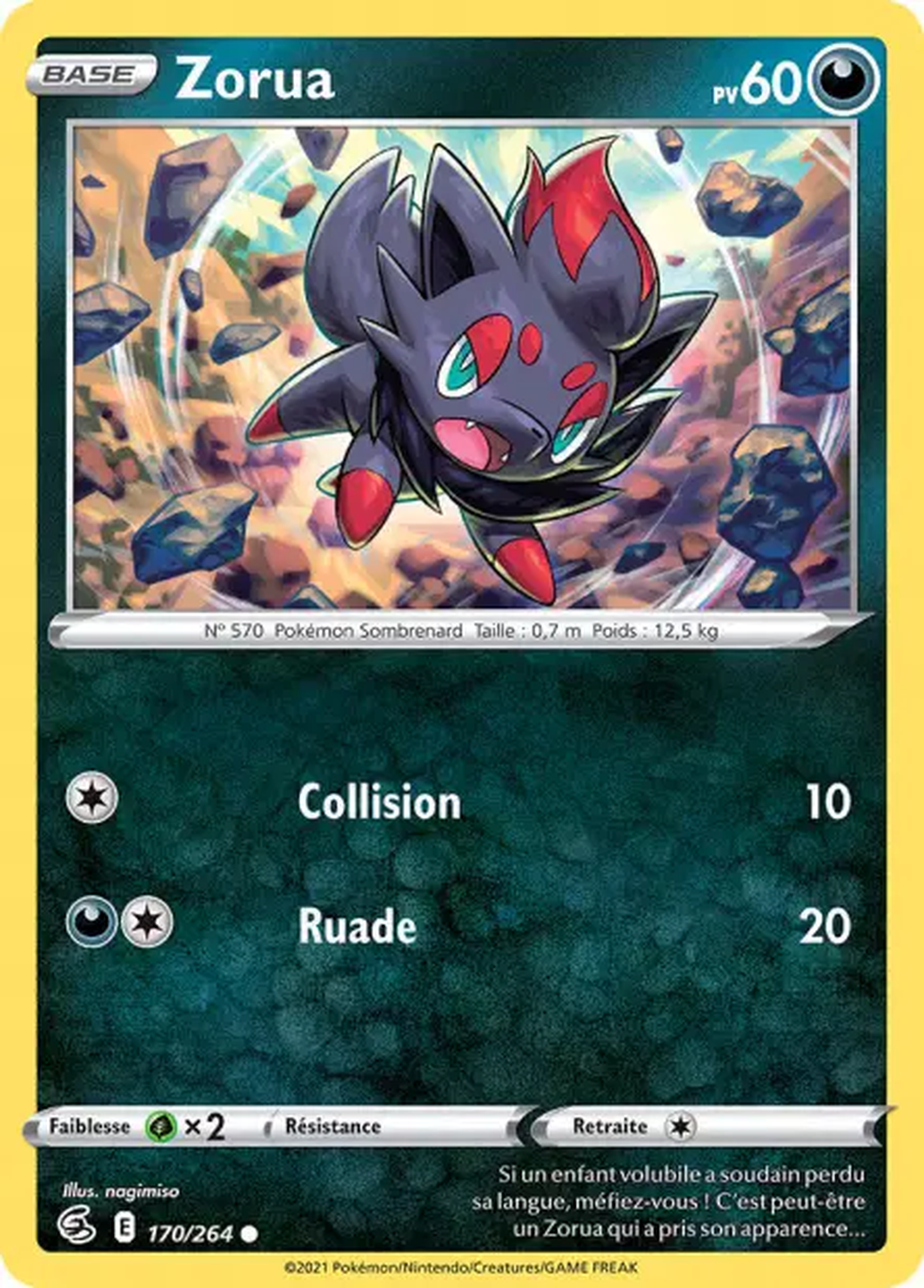 Zorua 170/264 – EB Poing de Fusion